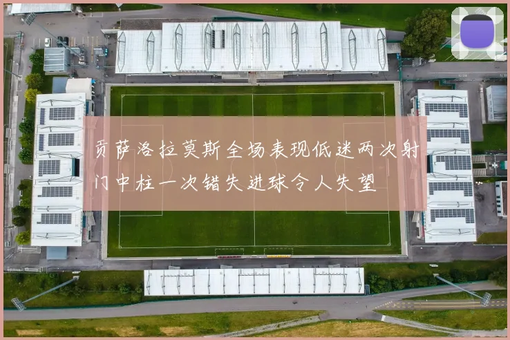 贡萨洛拉莫斯全场表现低迷两次射门中柱一次错失进球令人失望